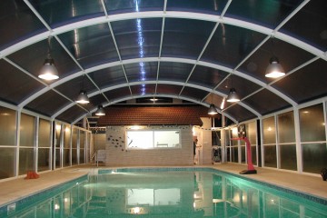 Private Swimming Pool Roof in Nir Israel